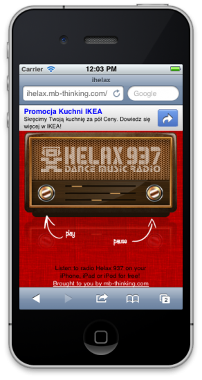 iHelax - Radio Helax for iPhone